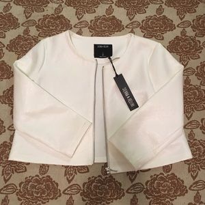 Stylish White Sienna and Bellini jacket